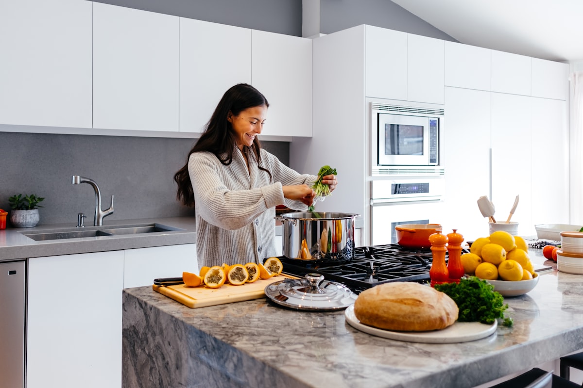 Fresh ingredients for balanced cooking
