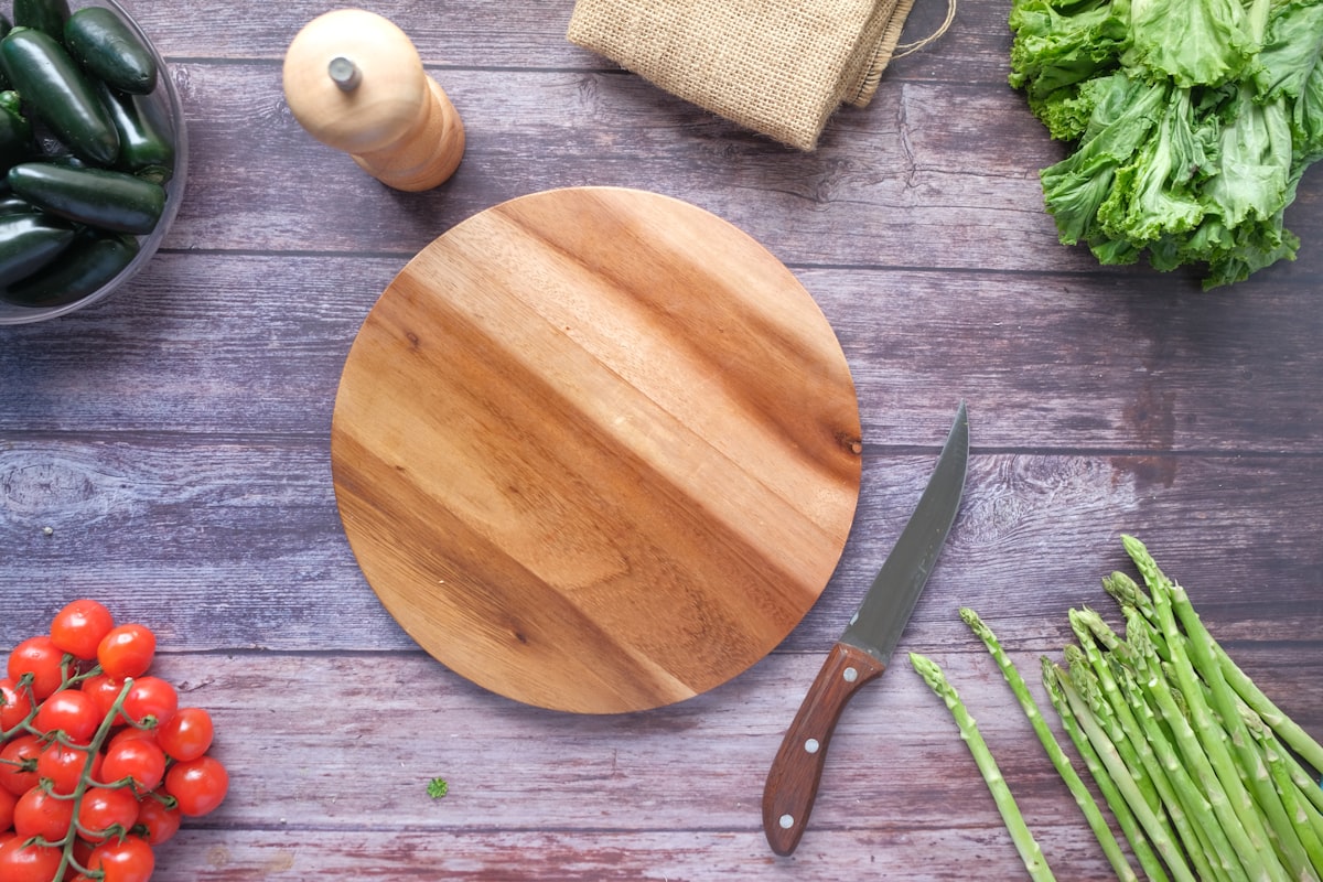 Someone preparing a healthy meal in the kitchen